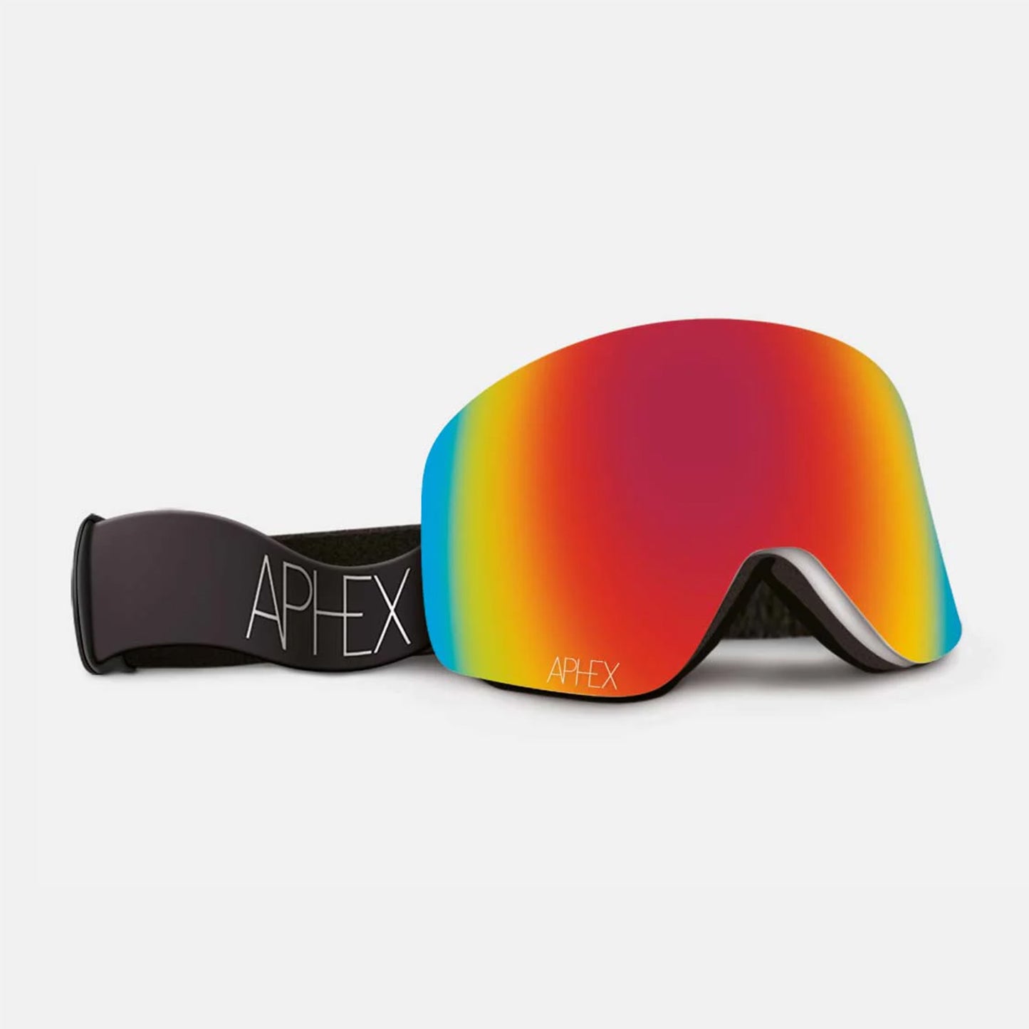 Aphex Oxia Matt White Goggle - Revo Red Mehrfarbig Bild 1