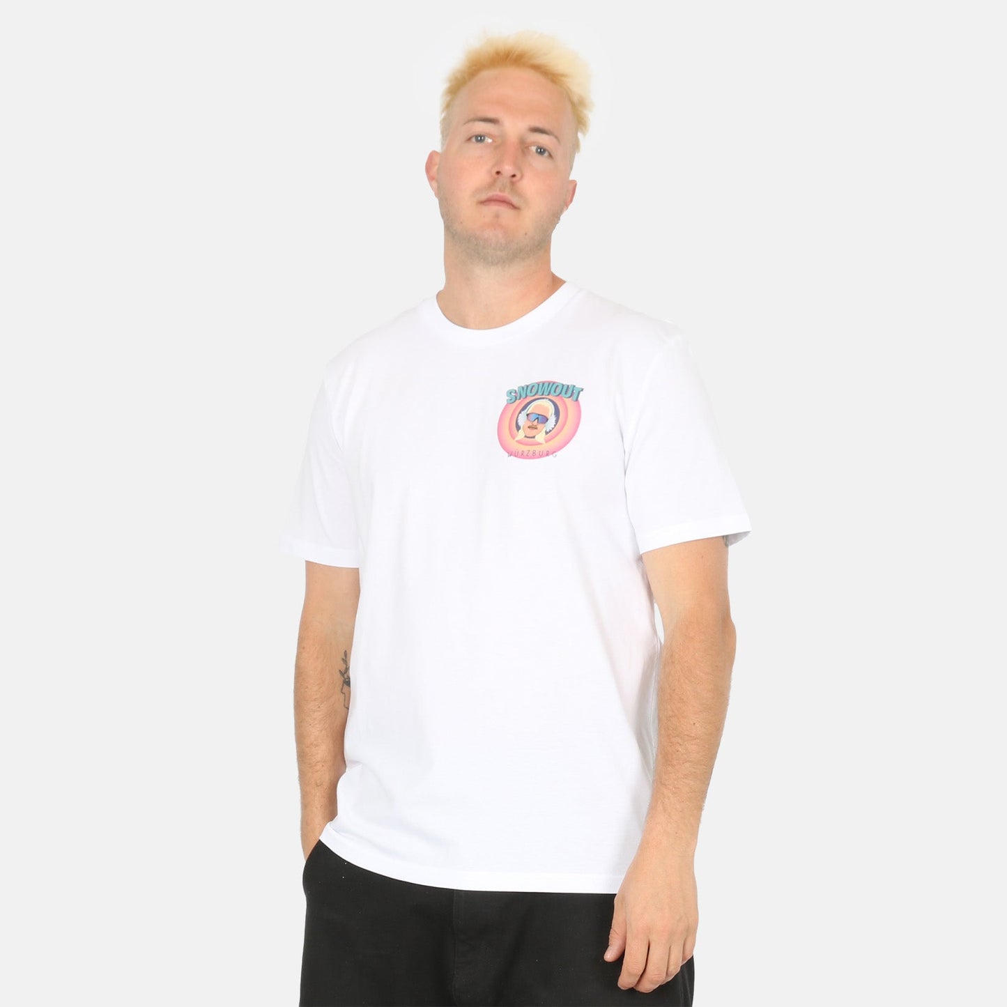 Blowout Organic Snowout T-Shirt - White Weiß Bild 2