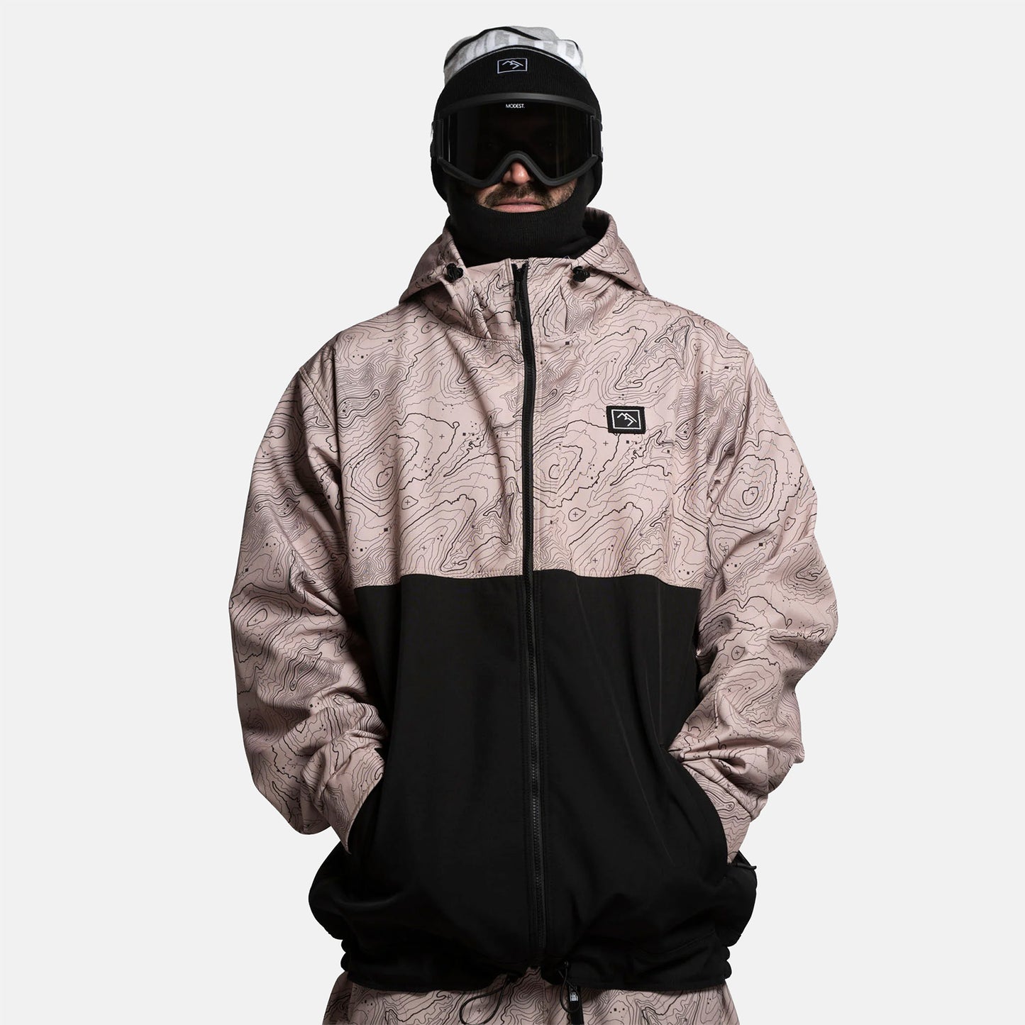 Brethren Apparel Access Full Zip Jacke - Contour / Black Schwarz Bild 1