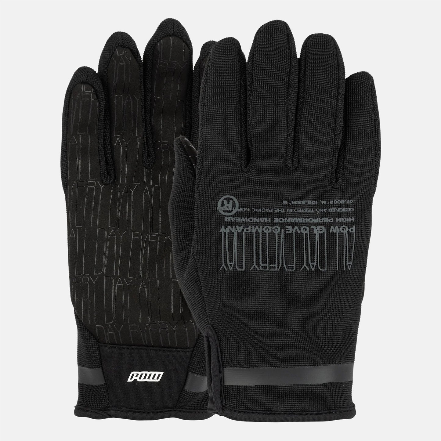 Pow Gloves All Day - Black Schwarz Bild 1