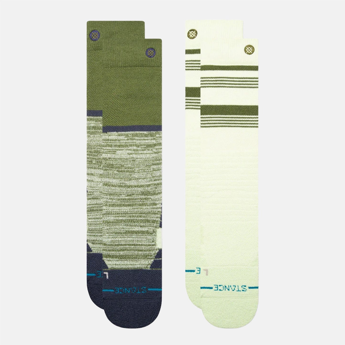 Stance Backside Mid Poly 2pair Socke - Green Grün Bild 1