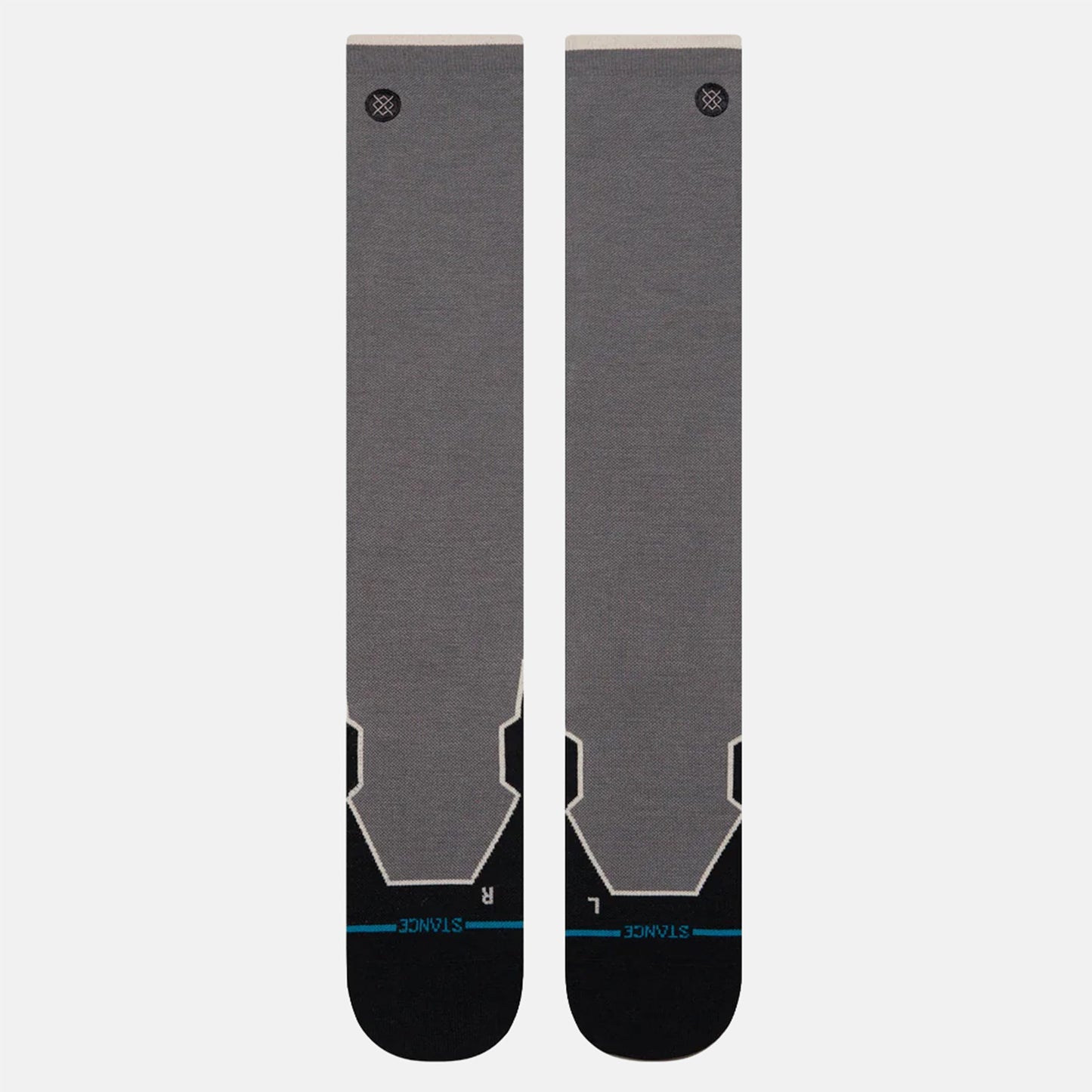 Stance Contrast Seam Wool Socks - Dark Grey 0 Bild 2