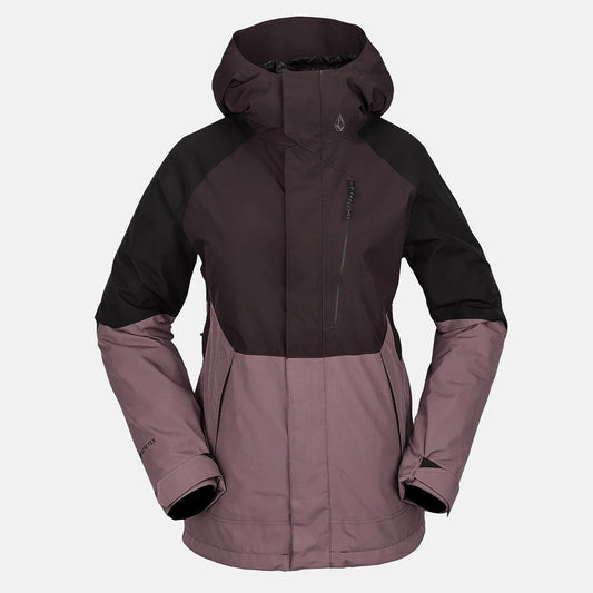 Volcom Aris Insolated Gore Snowboard Jacke - Black Plum