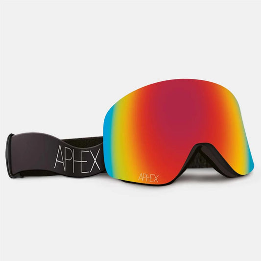 Aphex Oxia Matt Black Goggle - Revo Red Mehrfarbig Bild 1