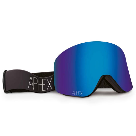 Aphex Oxia Matt Black Goggle - Revo Blue Mehrfarbig Bild 1