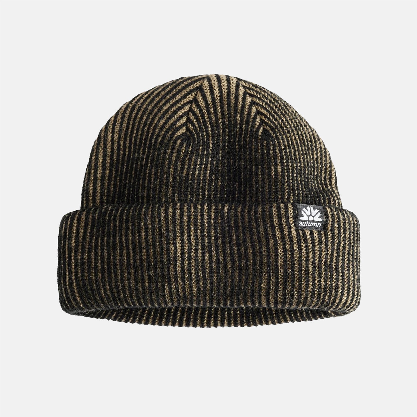 Autumn Cord Double Roll Beanie -Chinchilla Oliv Bild 1