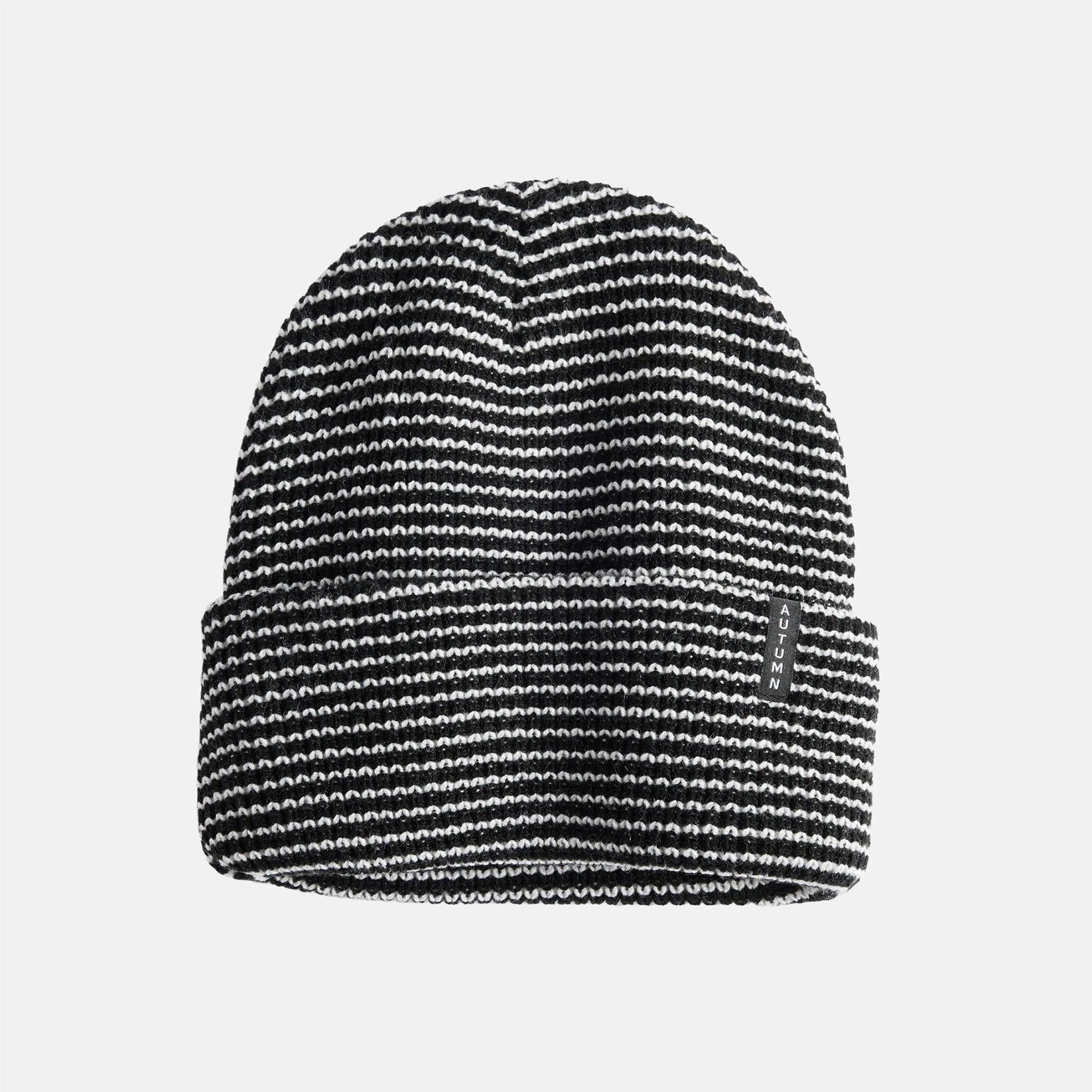 Autumn Stripe Beanie - Black Schwarz Bild 1