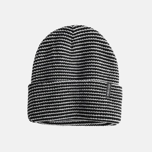 Autumn Stripe Beanie - Black Schwarz Bild 1