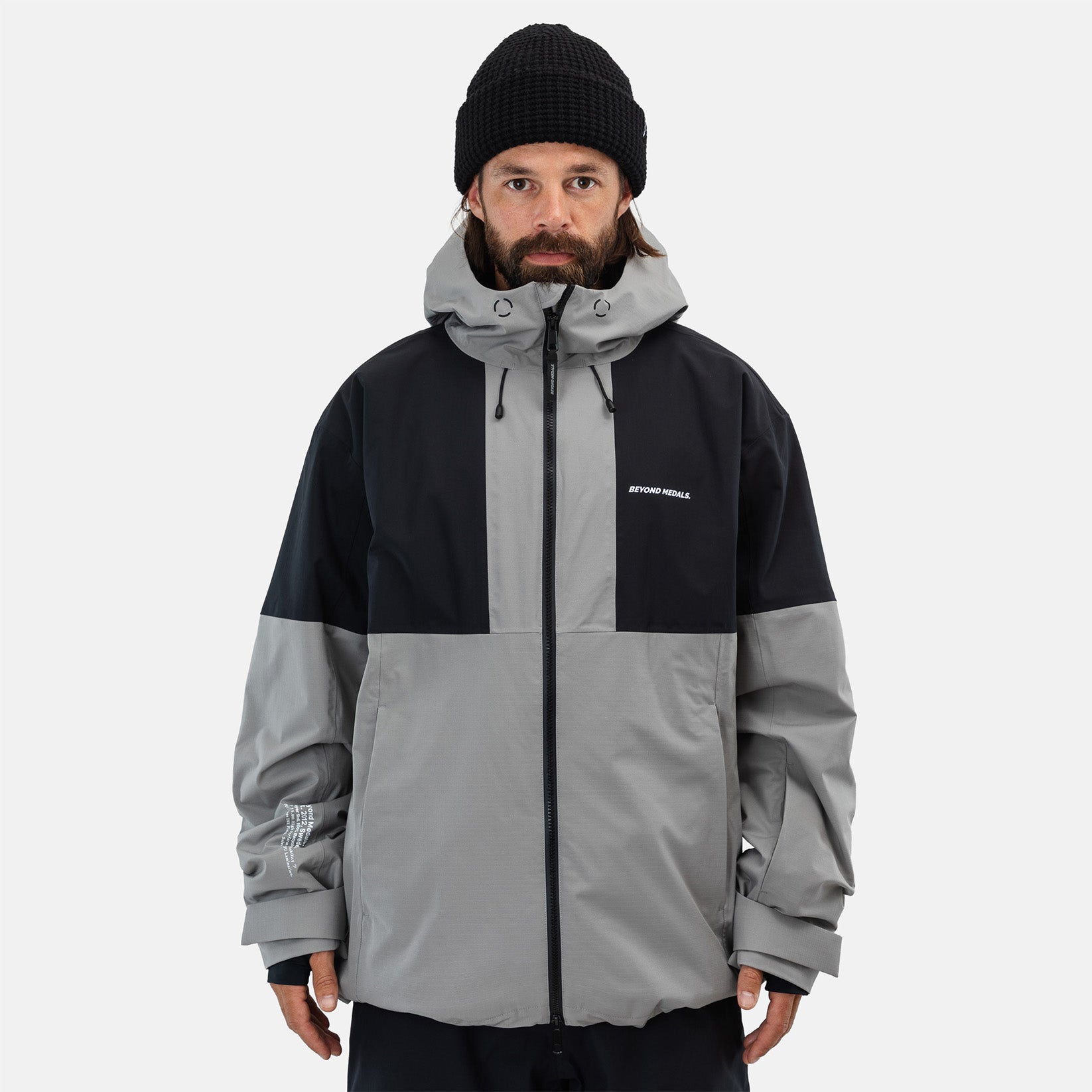 Beyond Medals Fullzip 2L Jacke - Grey Grau Bild 1
