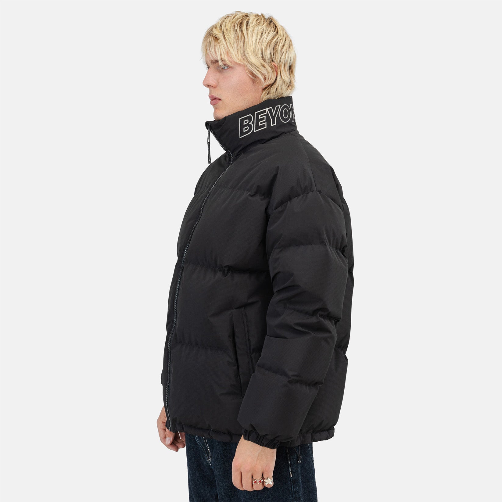 Beyond Medals Puffer Jacke - Black Schwarz Bild 2