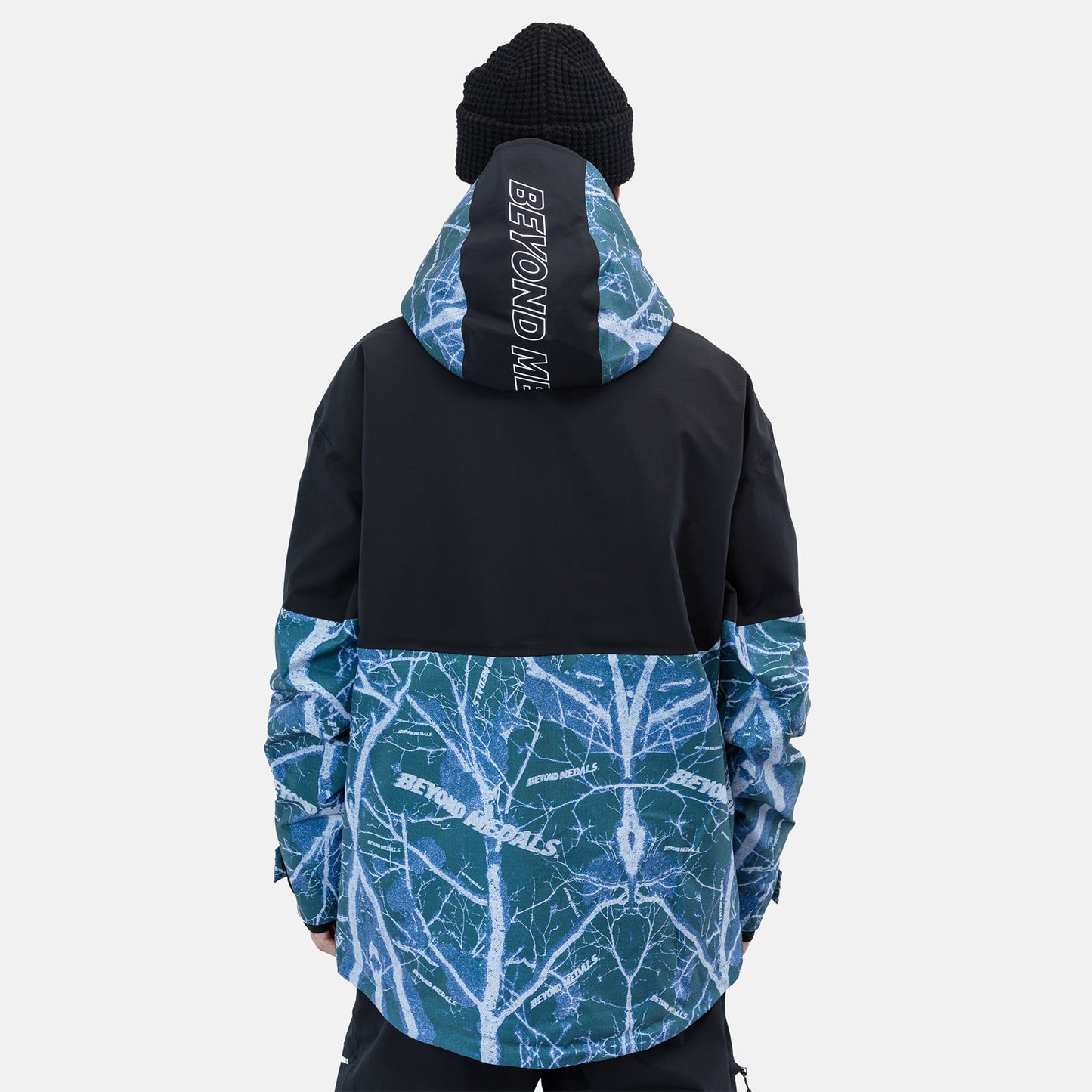 Beyond Medals Shirakaba 2L Fullzip Jacke - Print Blau Bild 2