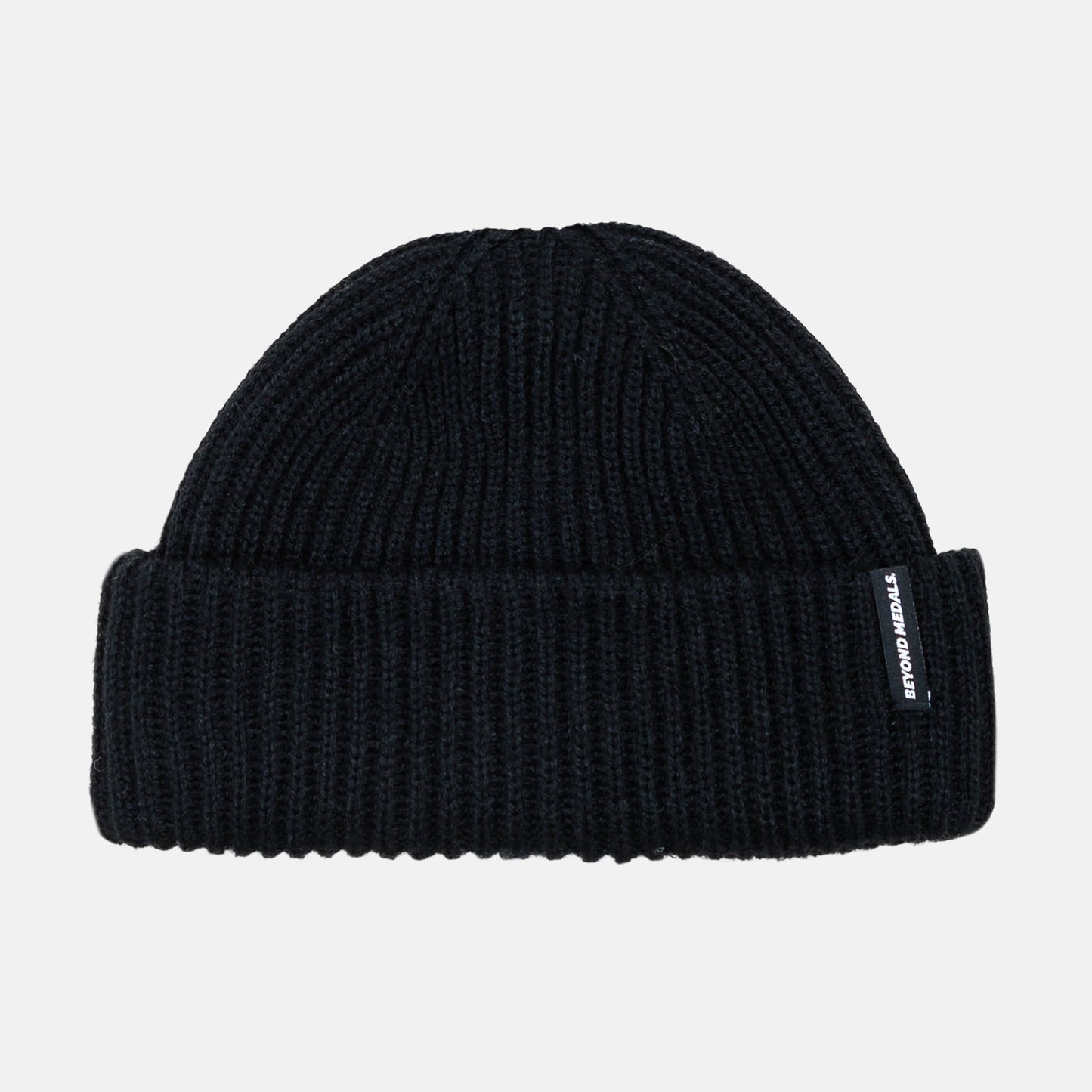 Beyond Medals Short Beanie - Black Schwarz Bild 1