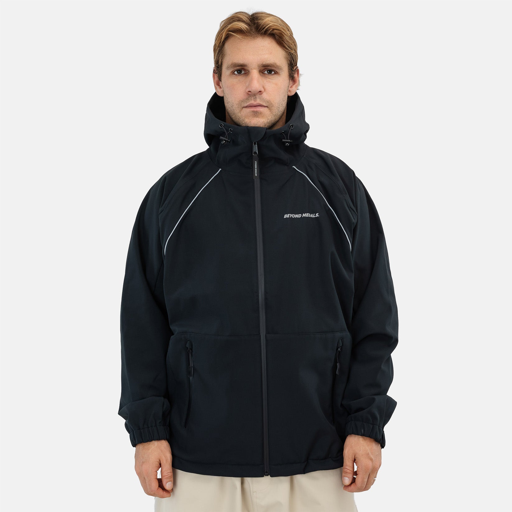 Beyond Medals Softshell Jacke - Black Schwarz Bild 1