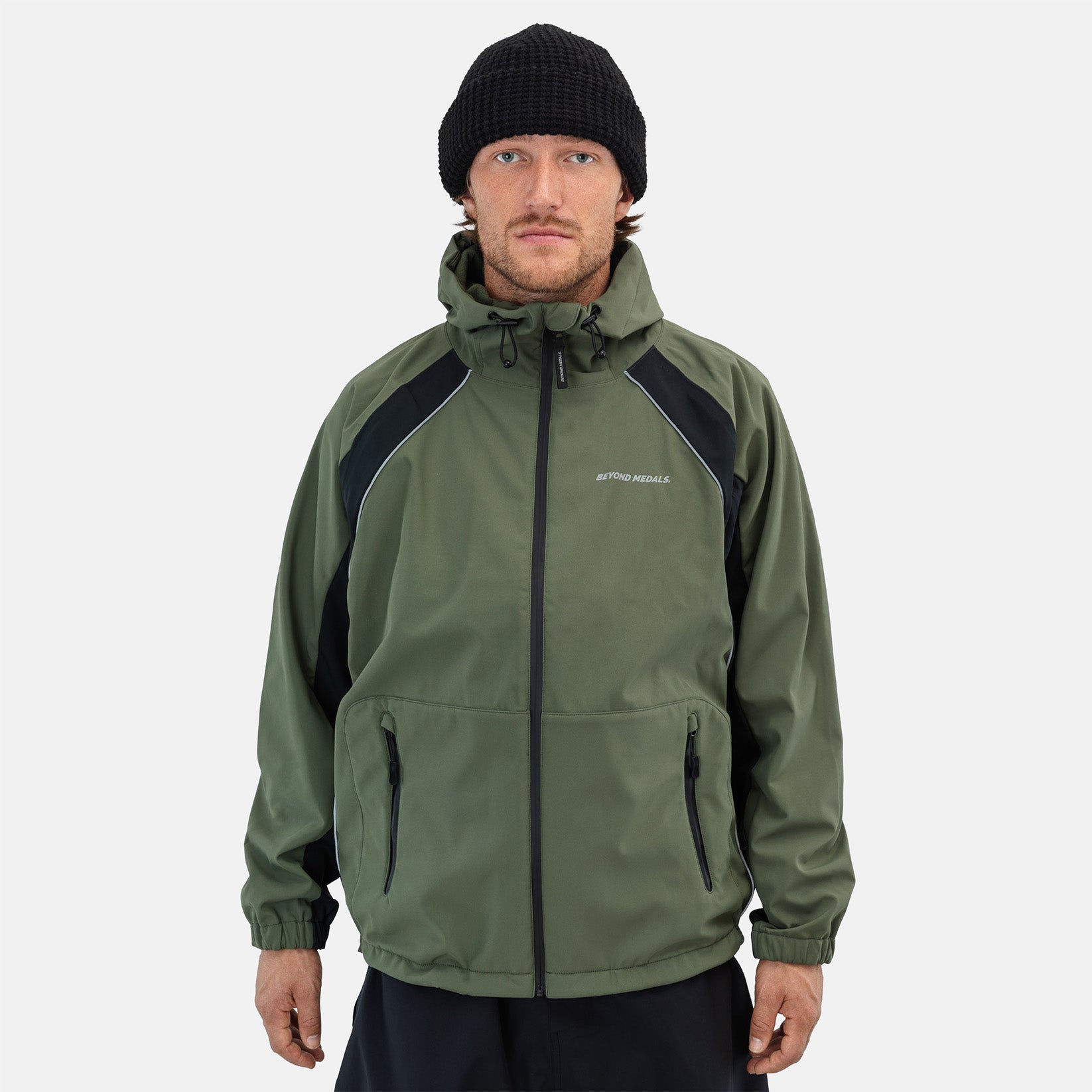 Beyond Medals Softshell Jacke - Dark Green Grün Bild 1