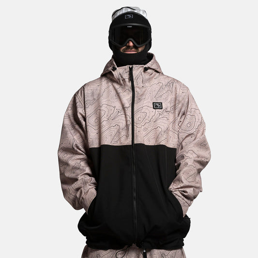 Brethren Apparel Access Full Zip Jacke - Contour / Black Schwarz Bild 1