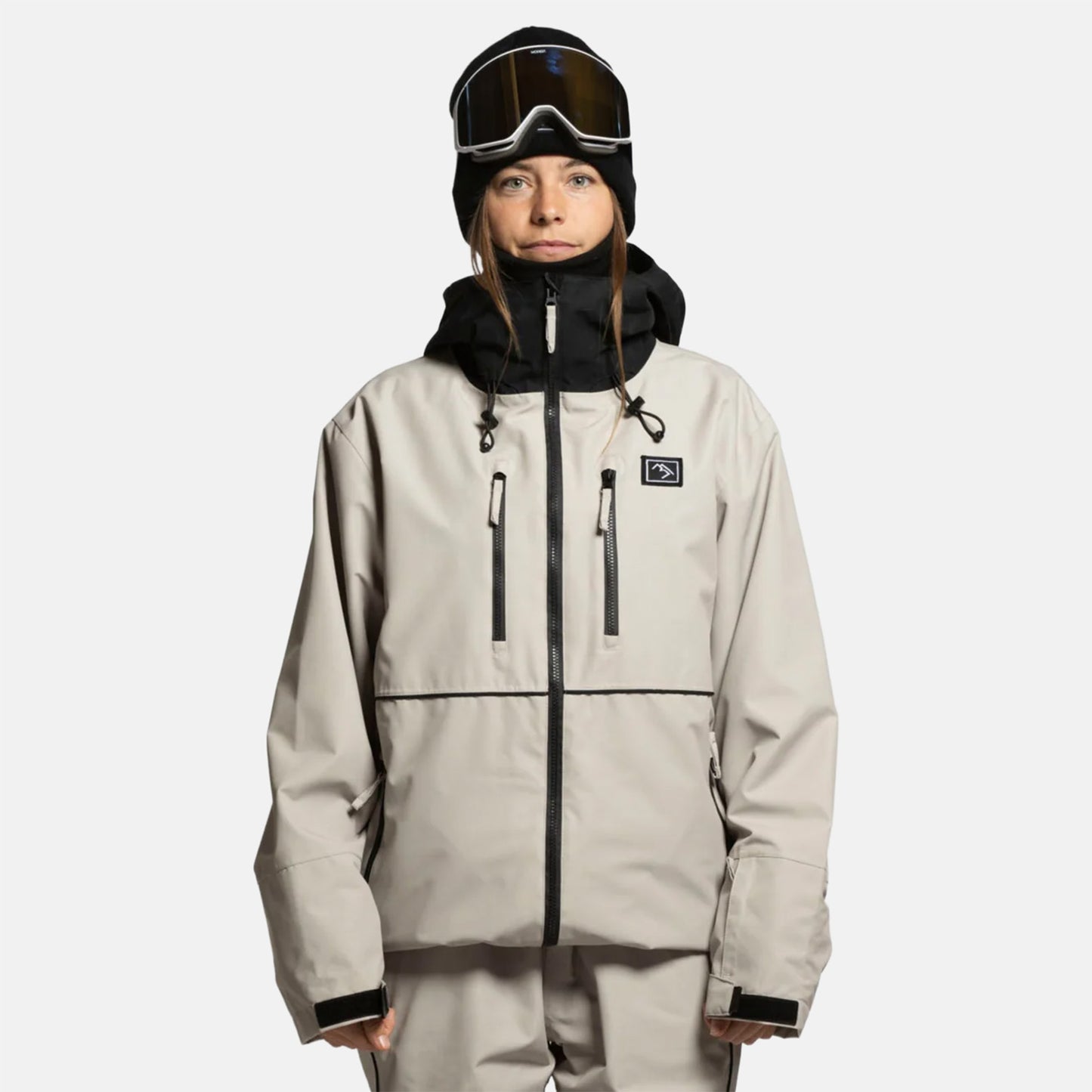 Brethren Apparel Aphex Full Zip Jacke - Stone Beige Braun Bild 1