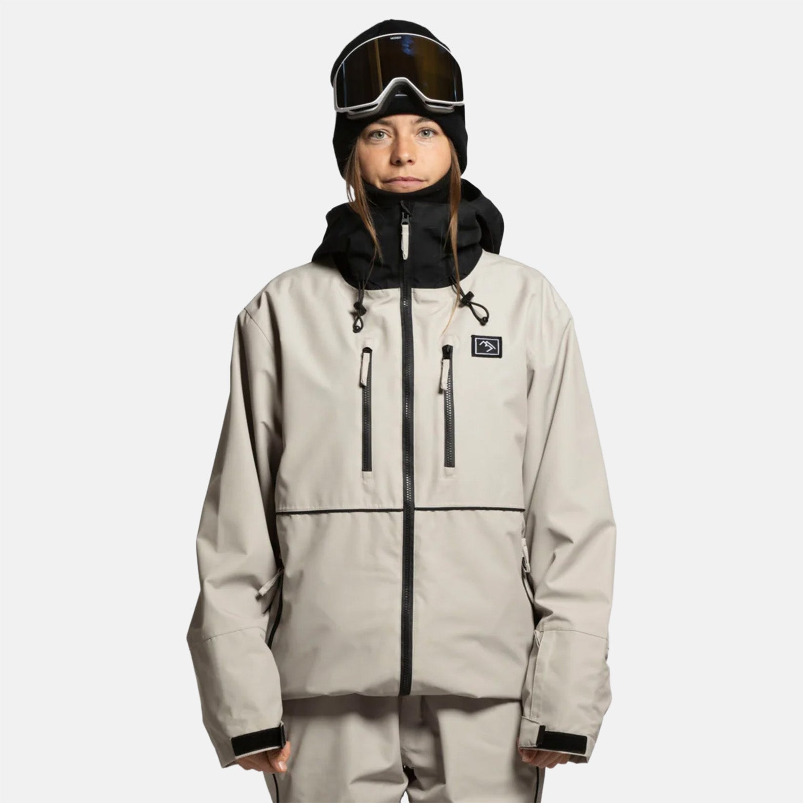 Brethren Apparel Aphex Full Zip Jacke - Stone Beige Braun Bild 1