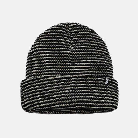 HAE Peak Bagger Beanie - Black / Beige Schwarz Bild 1