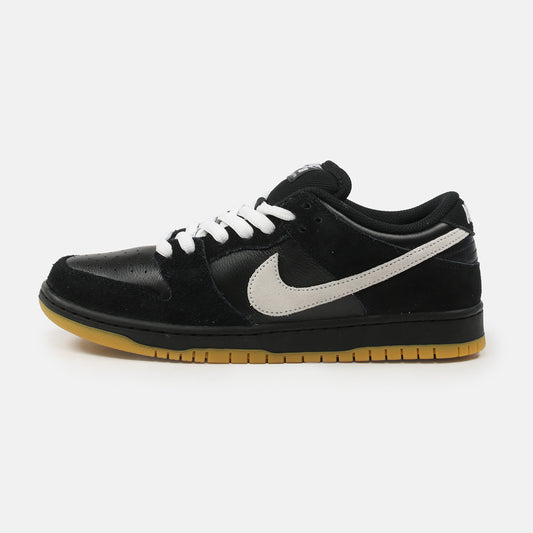 Nike SB Dunk Low Pro - Black/White/Gum Light Brown Schwarz Bild 1