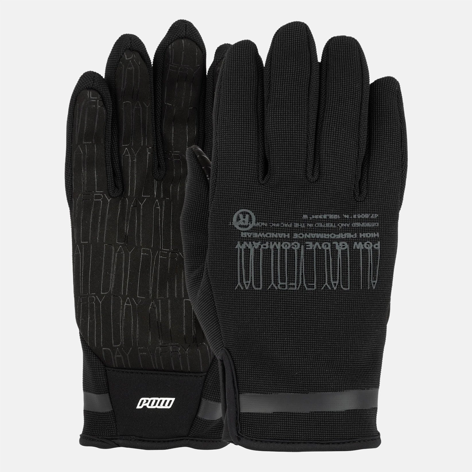 Pow Gloves All Day - Black Schwarz Bild 1
