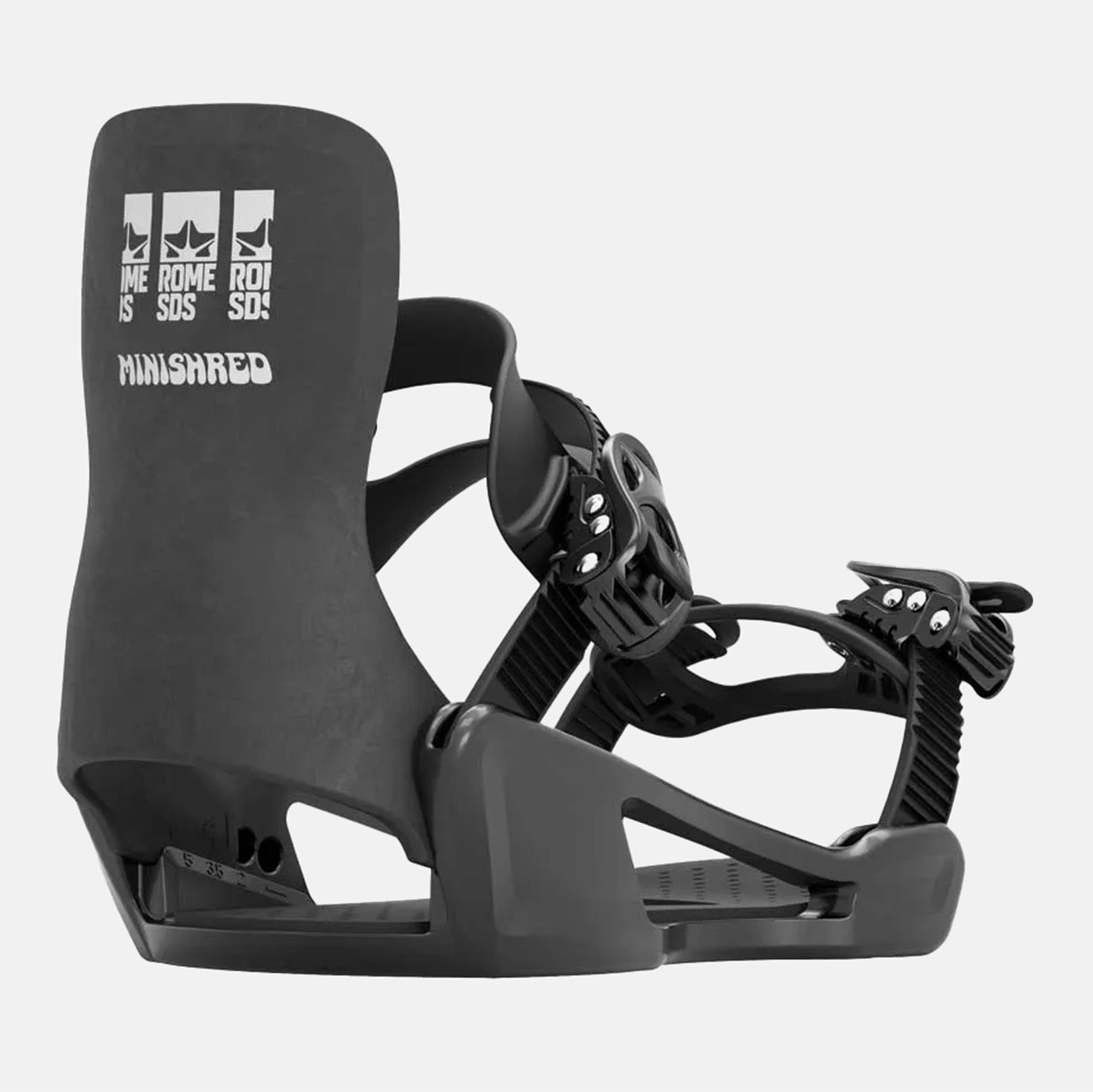 Rome Kids Minishred Bindung - Black Schwarz Bild 1
