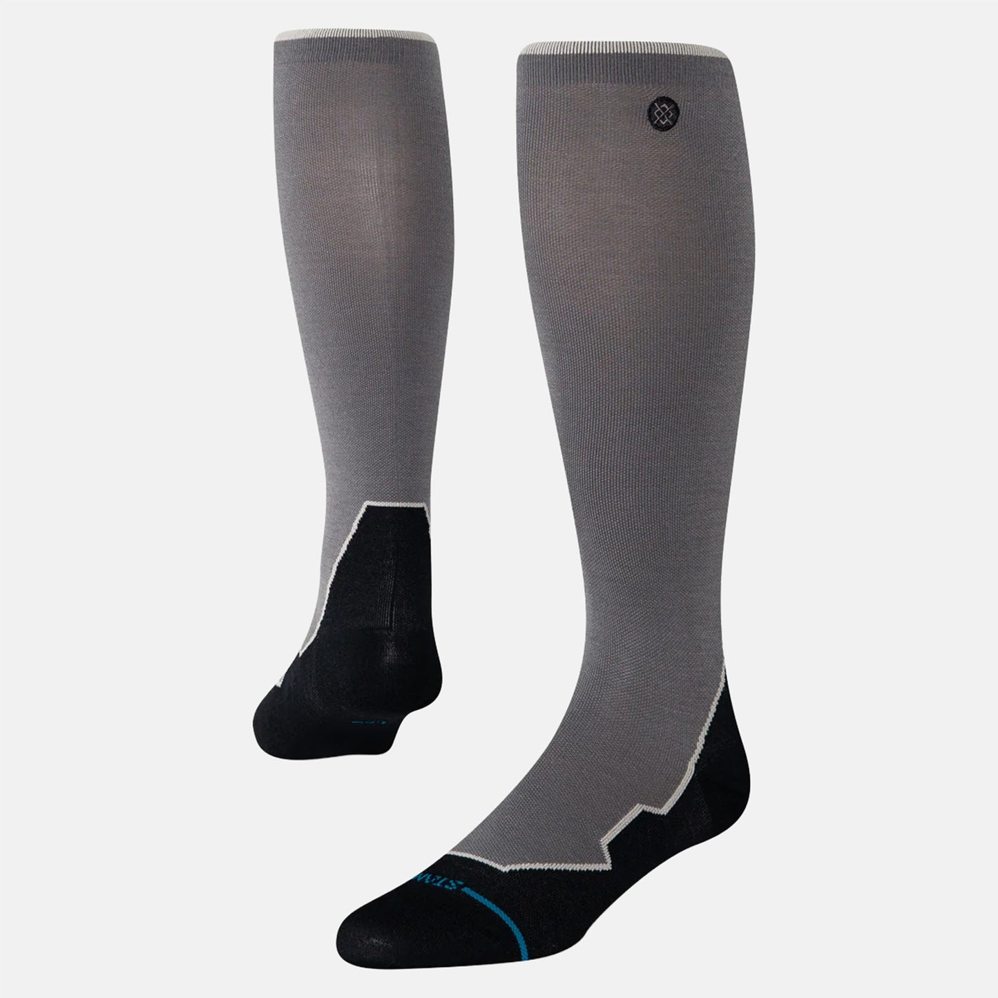 Stance Contrast Seam Wool Socks - Dark Grey 0 Bild 1