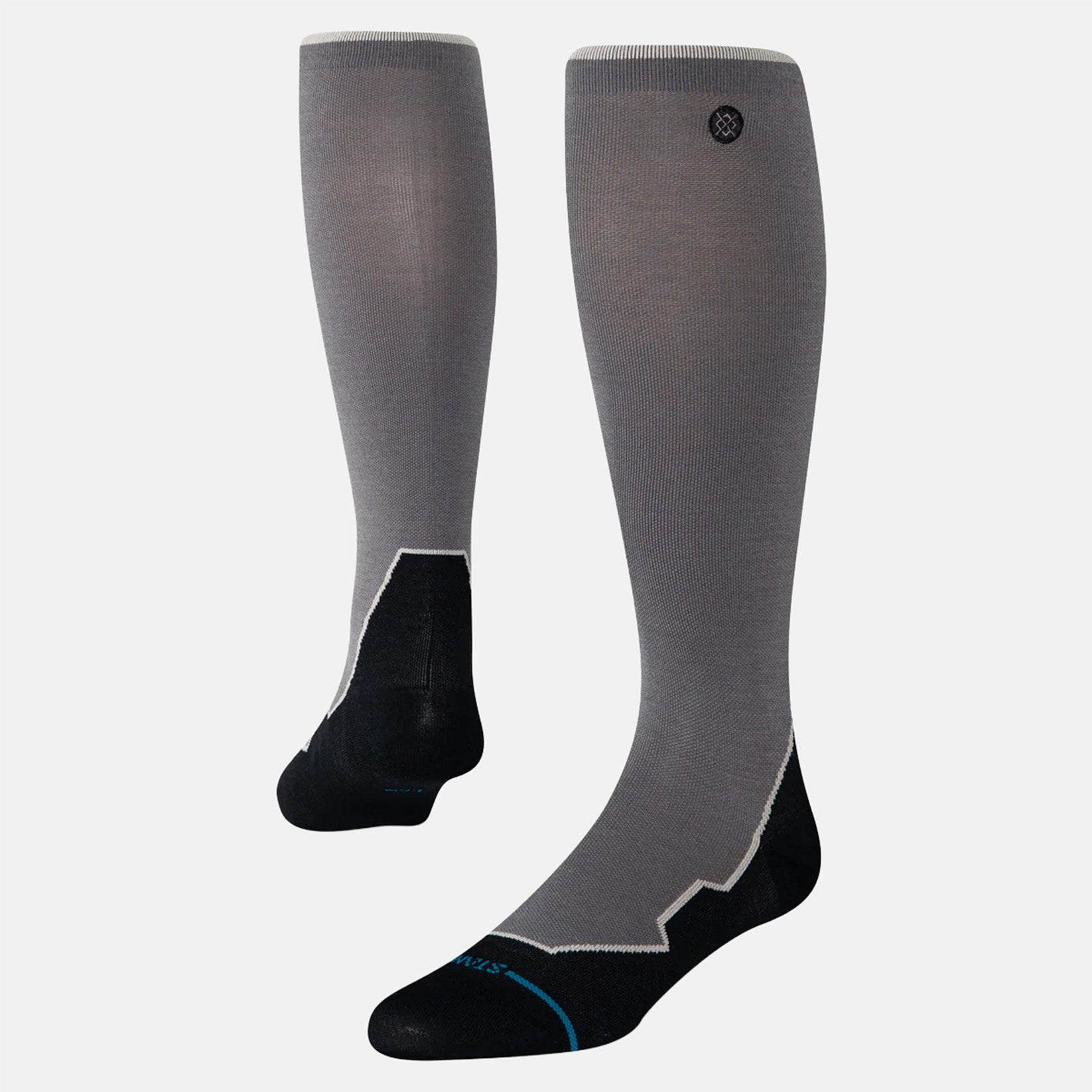 Stance Contrast Seam Wool Socks - Dark Grey 0 Bild 1