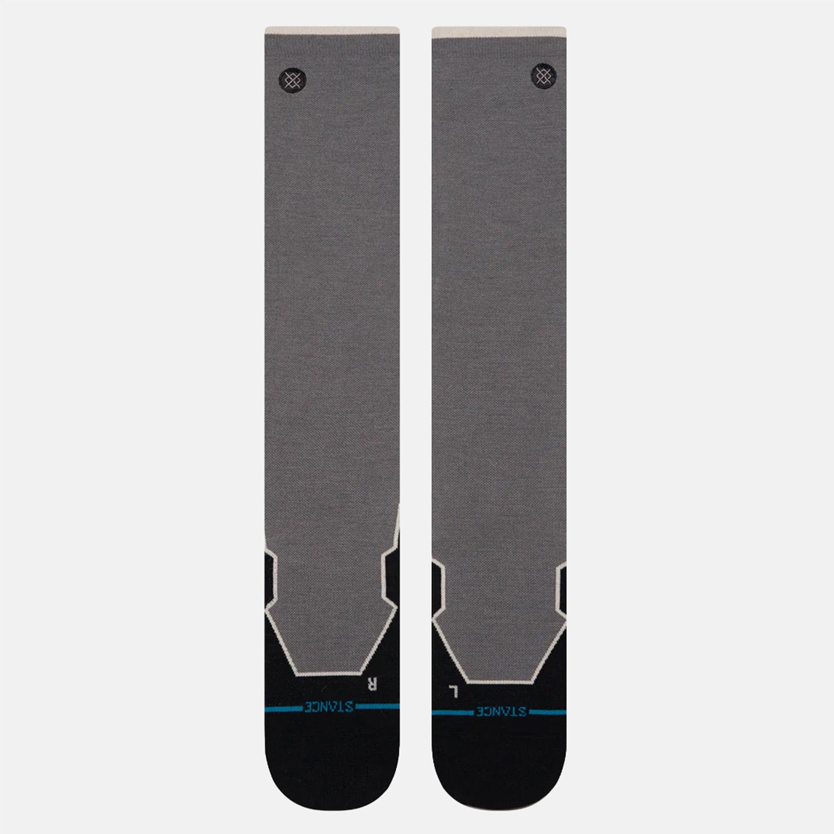 Stance Contrast Seam Wool Socks - Dark Grey 0 Bild 2