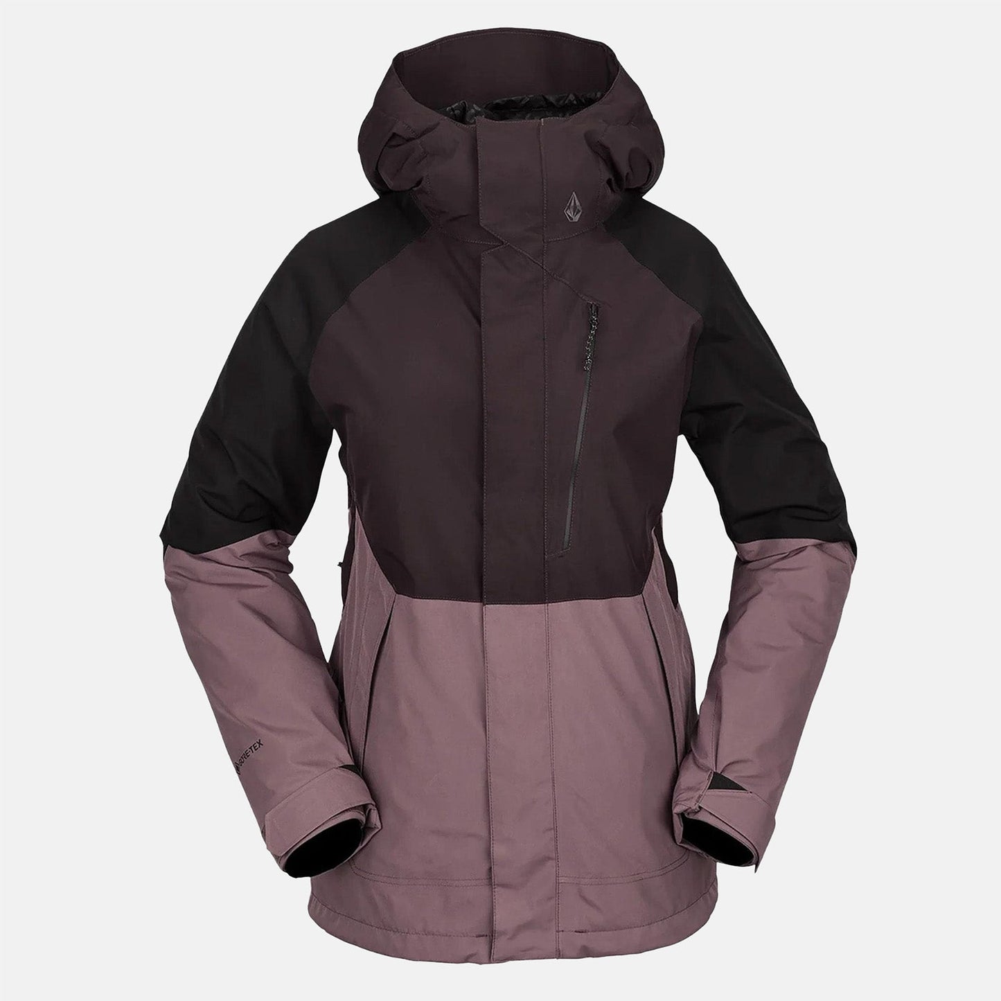 Volcom Aris Insolated Gore Snowboard Jacke - Black Plum Schwarz Bild 1