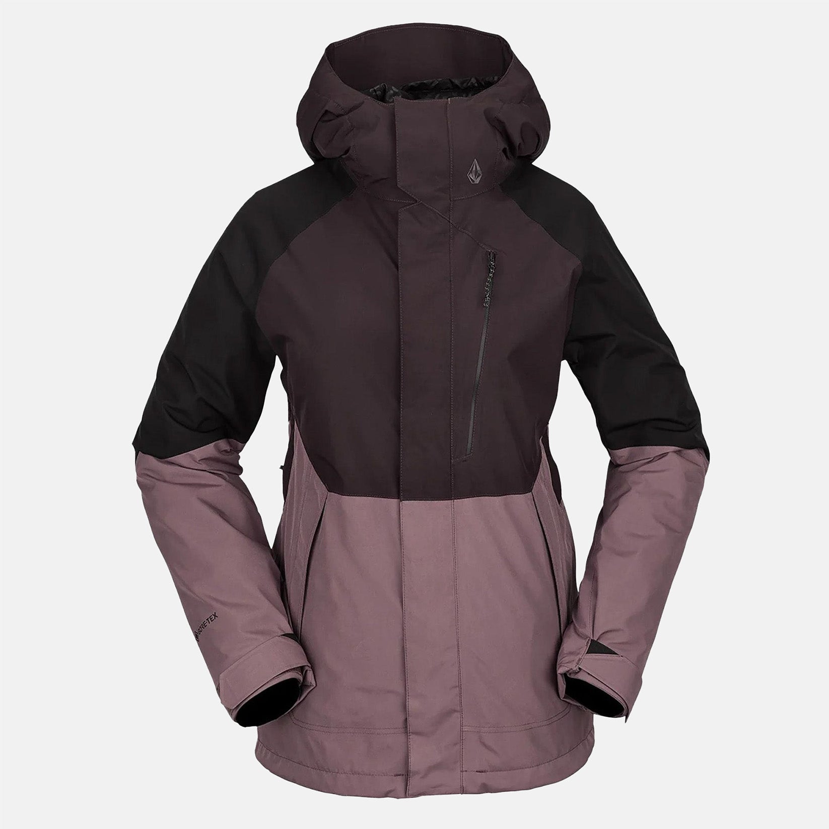 Volcom Aris Insolated Gore Snowboard Jacke - Black Plum Schwarz Bild 1
