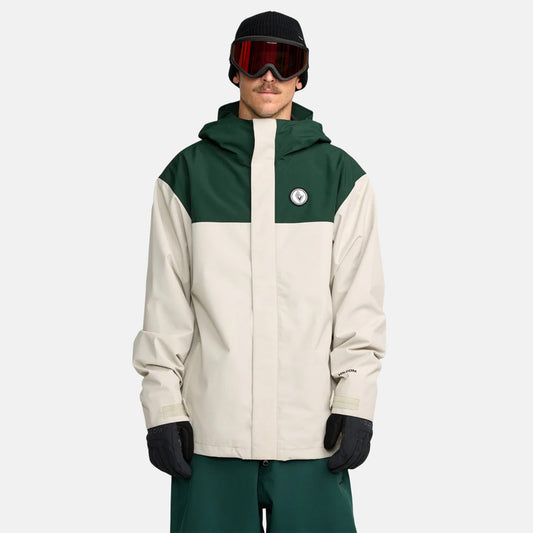 Volcom Buckthreeeighty Jacke - Stone Grau Bild 1