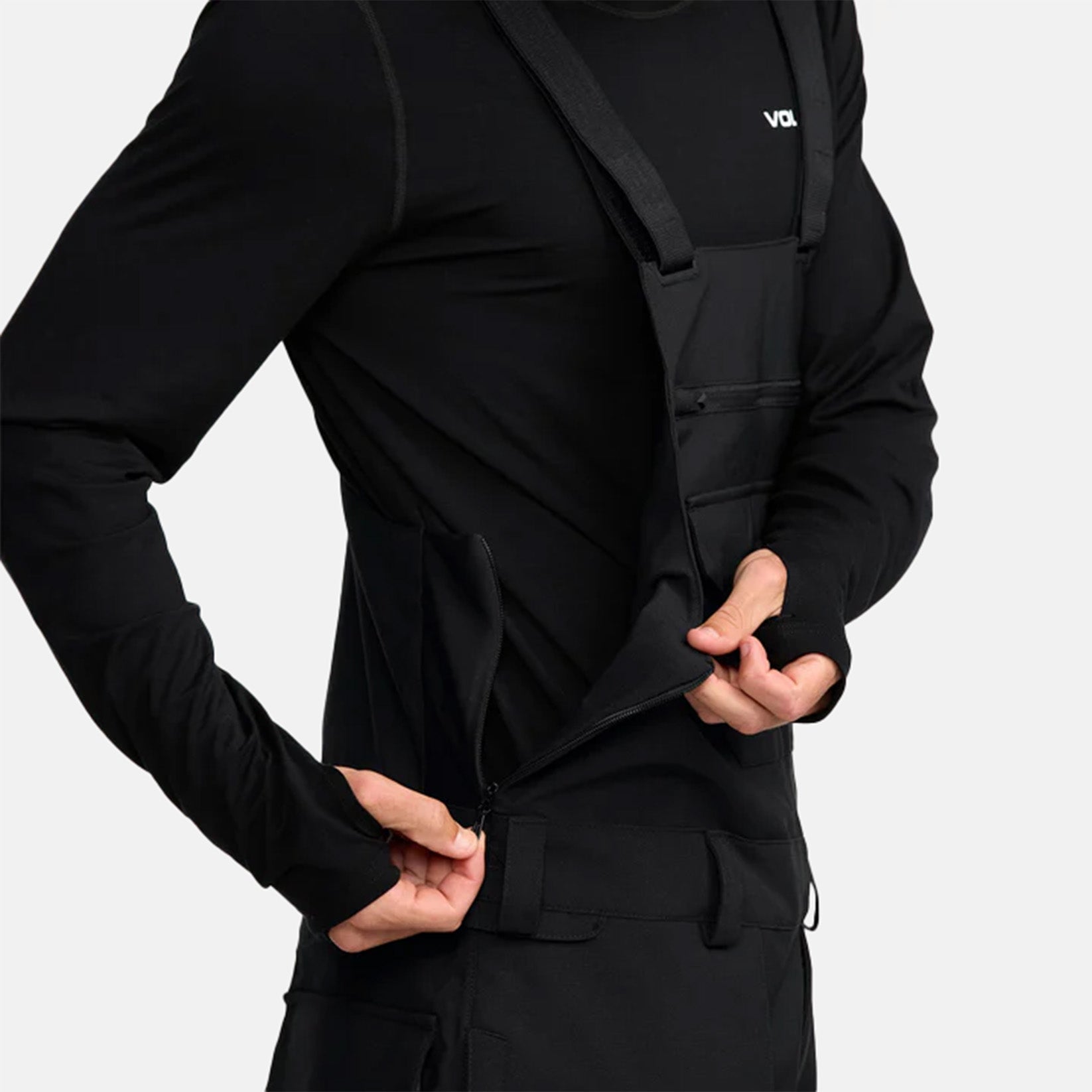 Volcom Roan Bib Overall Pant - Black Schwarz Bild 3